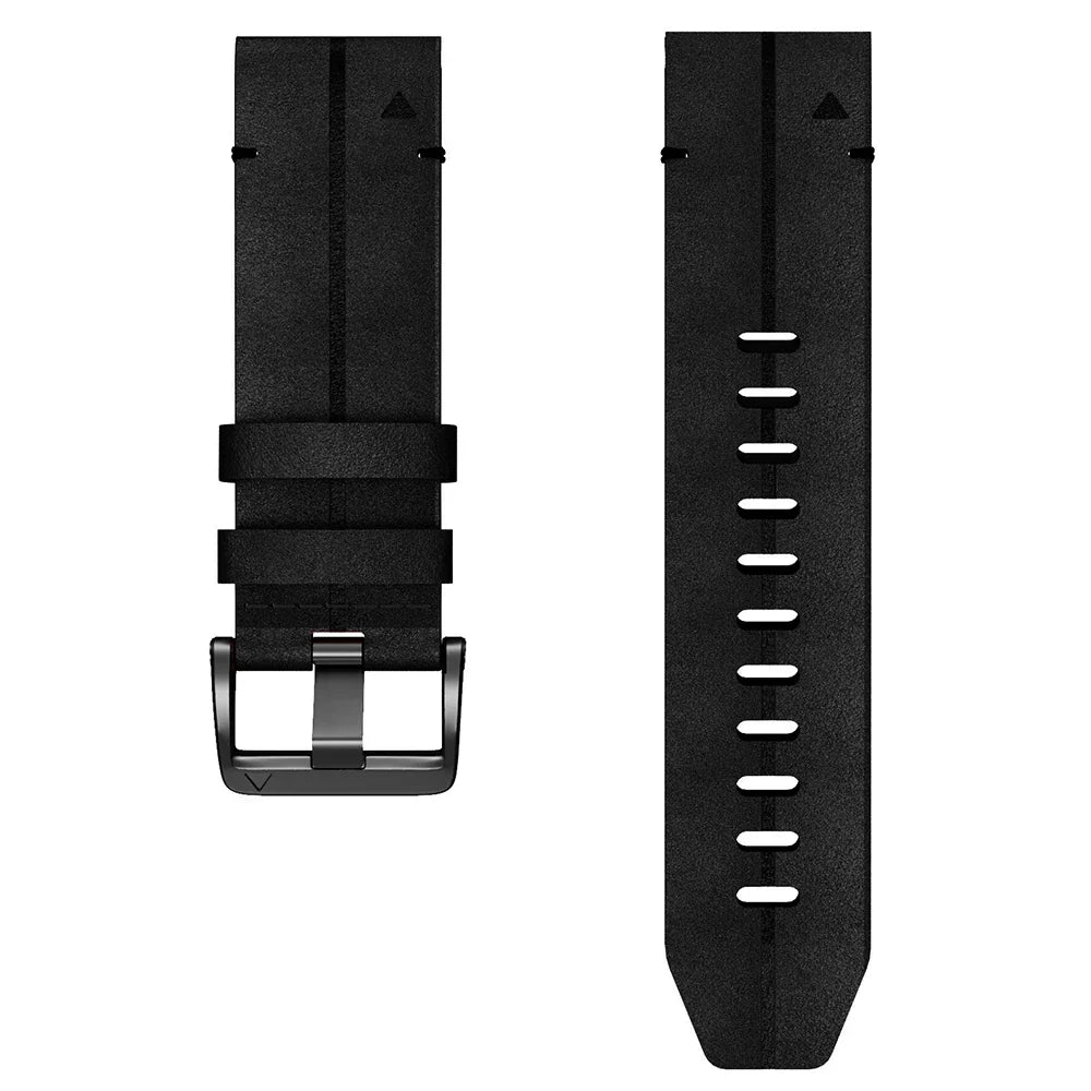 Bracelet Quick-Fit | 26mm (Cuir véritable et titane) - 2 couleurs