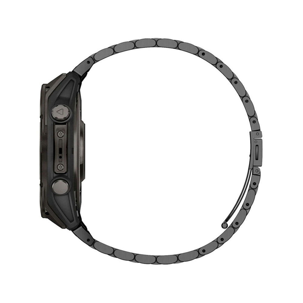 Bracelet Quick-Fit | 26mm (Acier inoxydable à maillon) - Noir