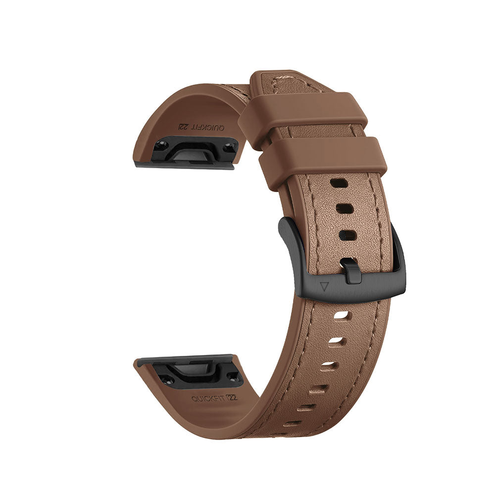 Bracelet Quick-Fit Run | 22mm (Cuir sportif) - 4 couleurs