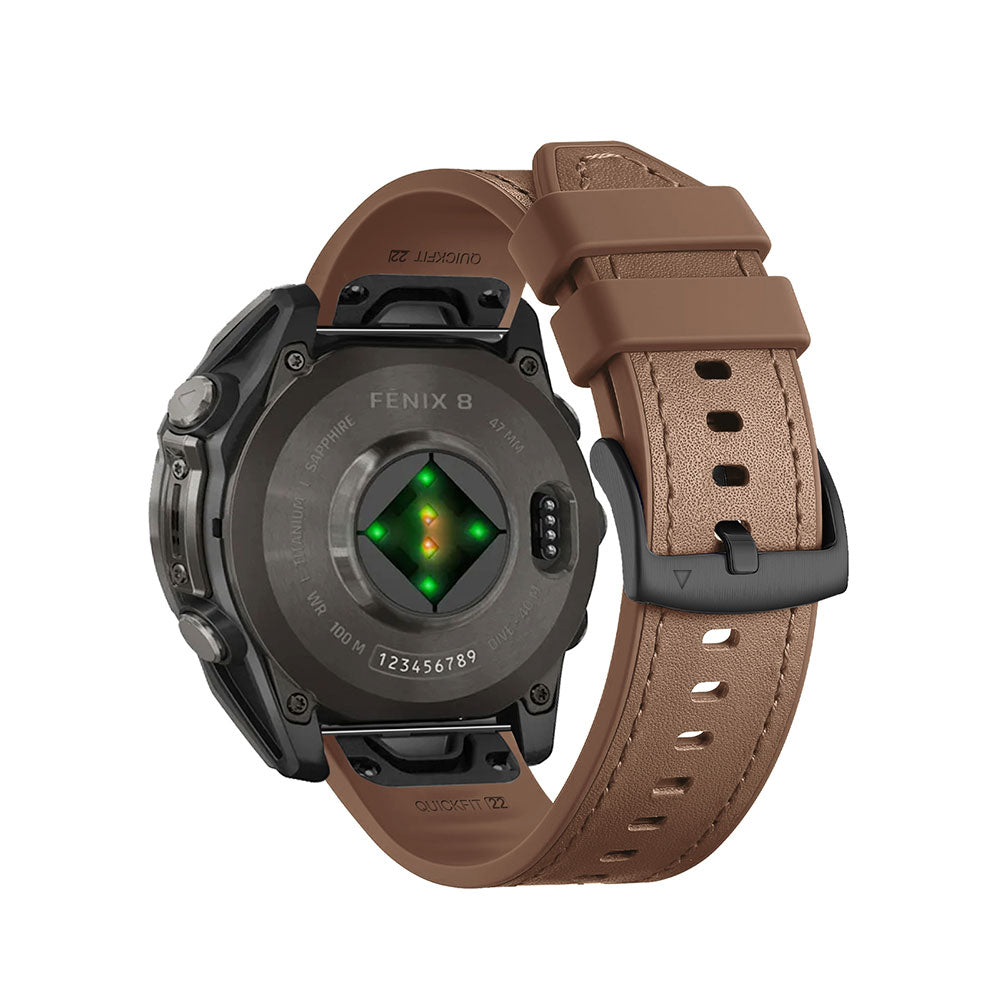 Bracelet Quick-Fit Run | 22mm (Cuir sportif) - 4 couleurs