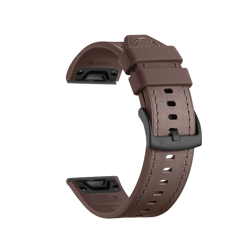 Bracelet Quick-Fit Run | 22mm (Cuir sportif) - 4 couleurs