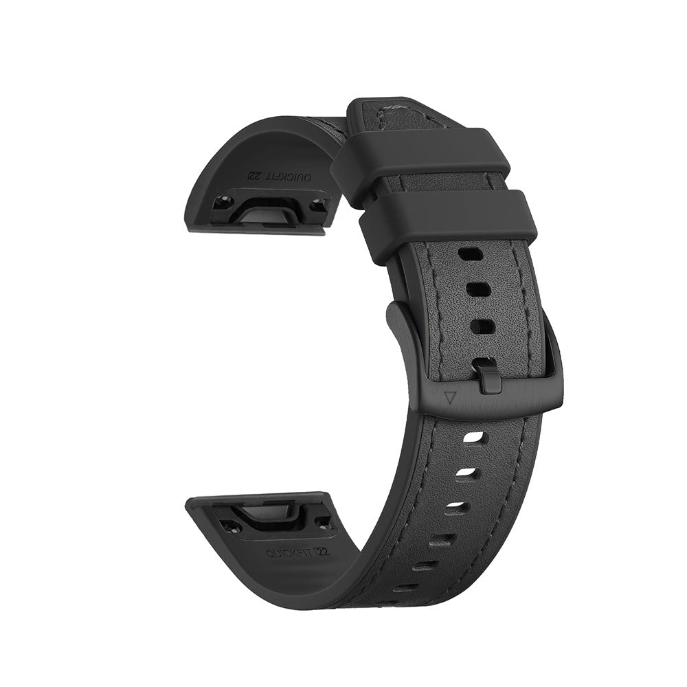 Bracelet Quick-Fit Run | 22mm (Cuir sportif) - 4 couleurs