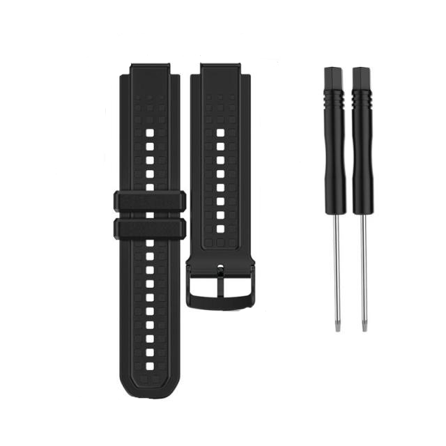 Bracelet Garmin Dévissable | Type 3 (Silicone) - Noir